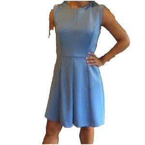 Vince Camuto Dress Light Blue 12 Stretch Career Church A Line Sleeveless